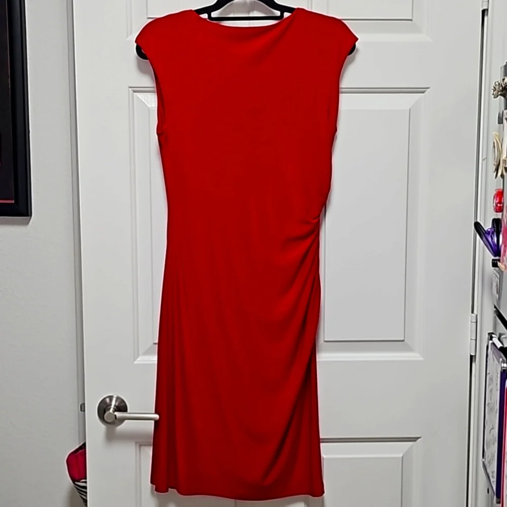 ✨️Gorgeous Dress Barn Red Hot Dress Size 10 - Picture 4 of 14